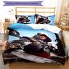 3pcs Assassin's Creed Design Cover Set - HD Printed Bedding with 1 Cover and 2 Pillowcases - Perfect for Home and Dorm Decor