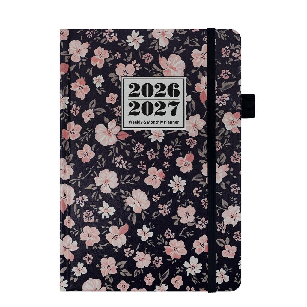 Планировщик расписания на 2026-2027 годы, английский, размер A5, 72 страницы / 144 страницы, Ежедневник/календарь/блокнот