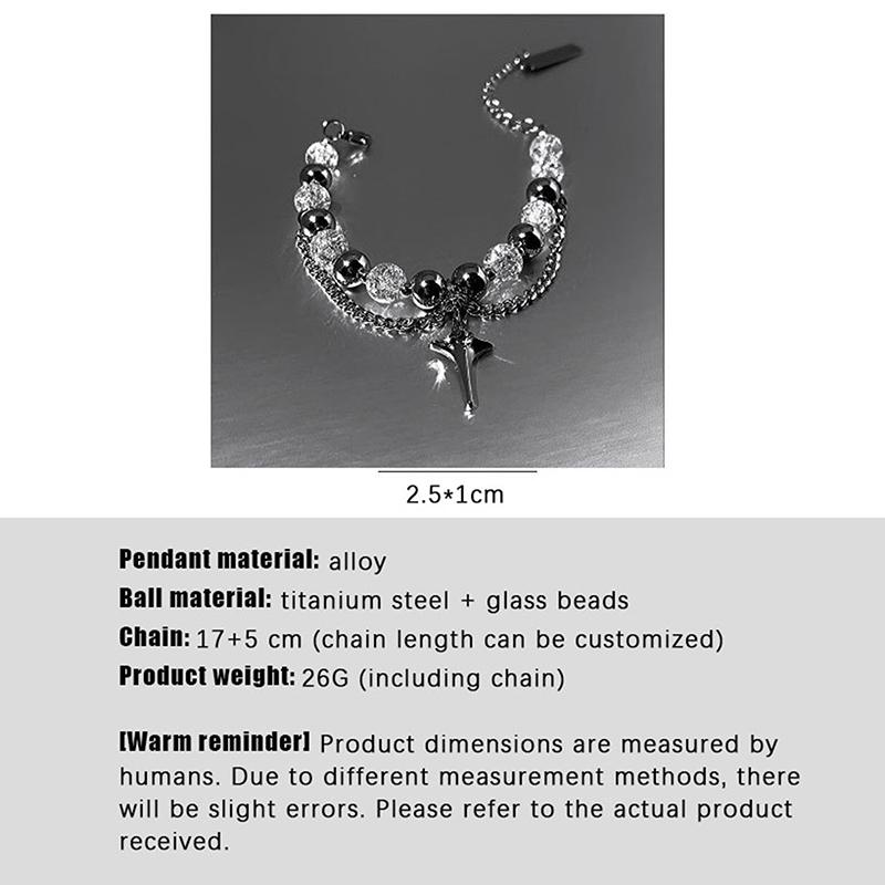 Браслет из бисера с трещинами льда для женщин, милый крутой дизайн, модный браслет для пары, ювелирные изделия для вечеринки, подарок