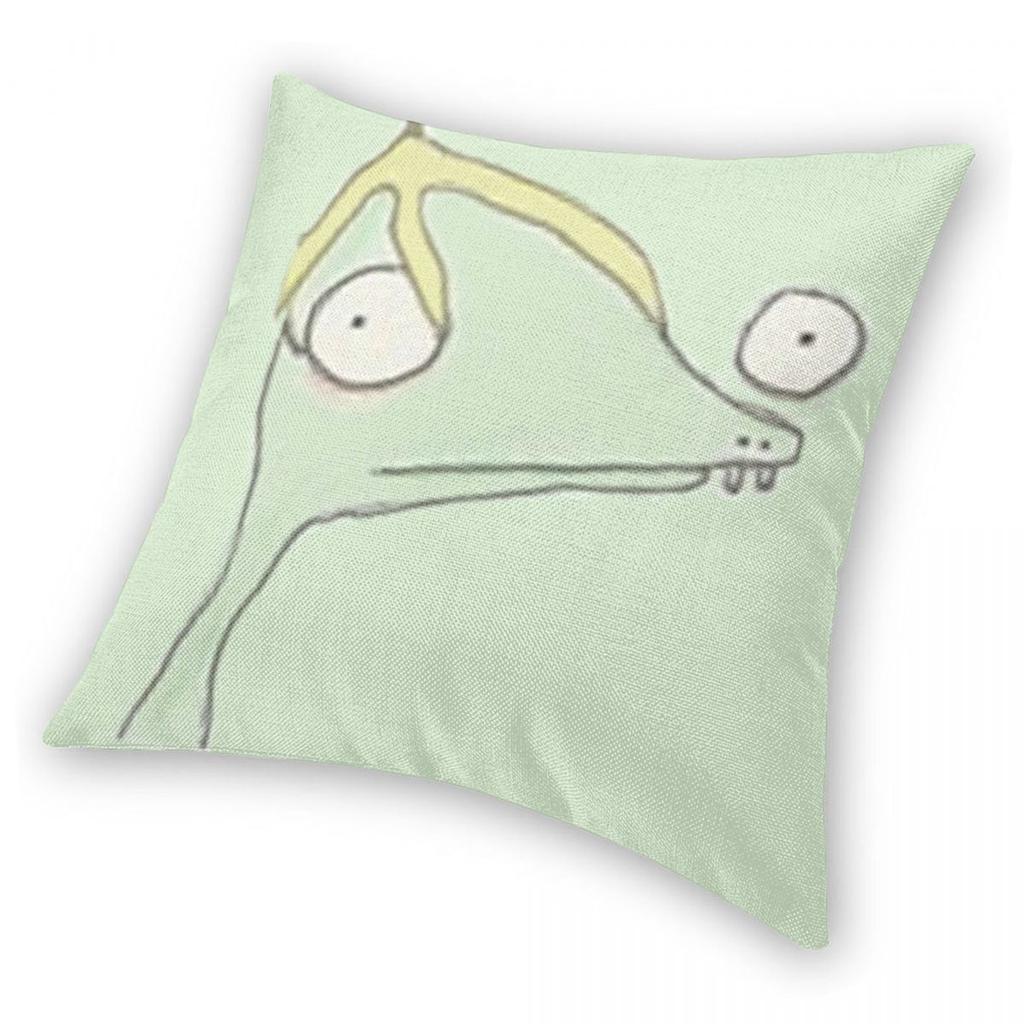 Rumple Buttercup Square Pillowcase Polyester Linen Velvet Printed Zip Decorative Throw Pillow Case Room Cushion Cover