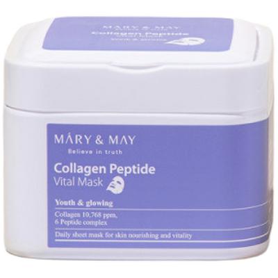[MARY & MAY] Витаминная маска с коллагеновыми пептидами - 400 г (30 шт.)