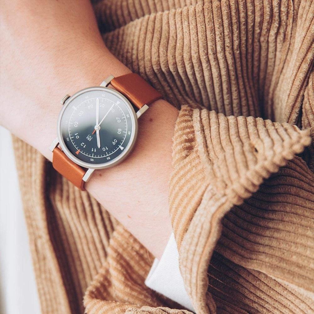Maven Серия Urban Scout Минималистичные модные часы MUS-02 Коричневые 40 мм