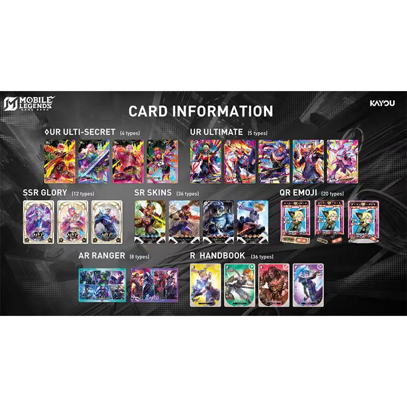 Genuine New Mobile Legends Bang Bang Card Hand of Destiny Series Ulti Secret UR Game Battle Collectible Cards children Toy Gifts