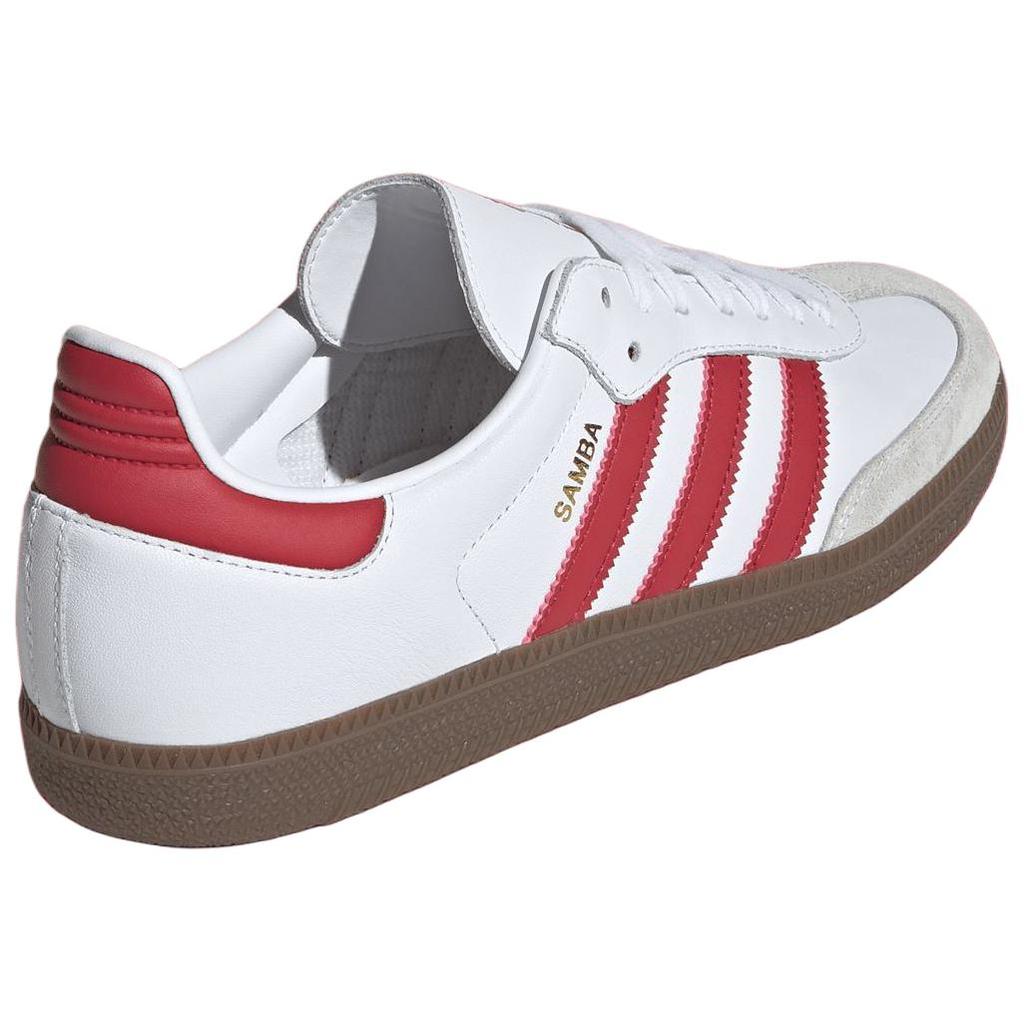 Liverpool FC X Adidas Samba Home Kit Unisex Sneakers White Footwear-White Strawberry-Red JQ4041