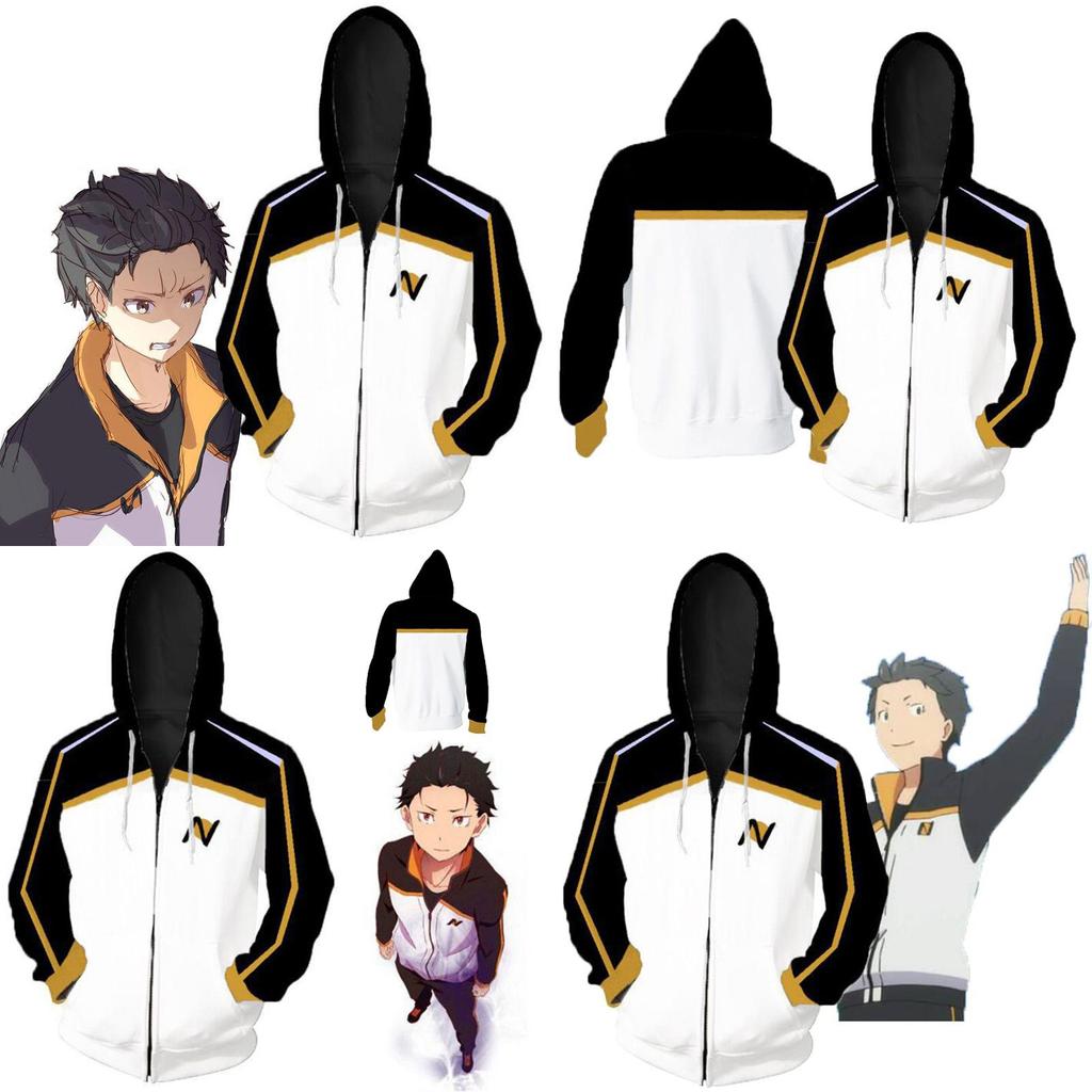Худи Свитшот Пуловер Kara Rezero Hajimeru Isekai Seikatsu Subaru Natsuki