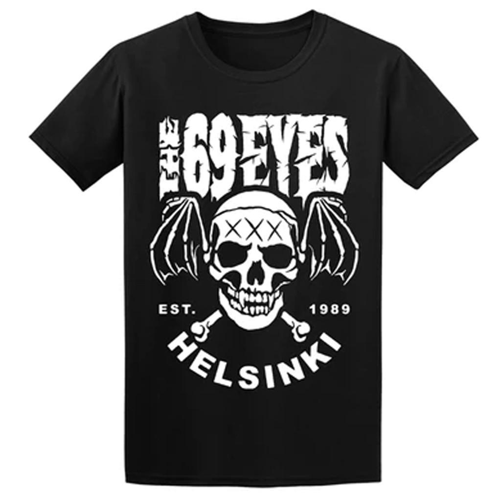 The 69 Eyes band skull black shirt short sleeve All sizes 59