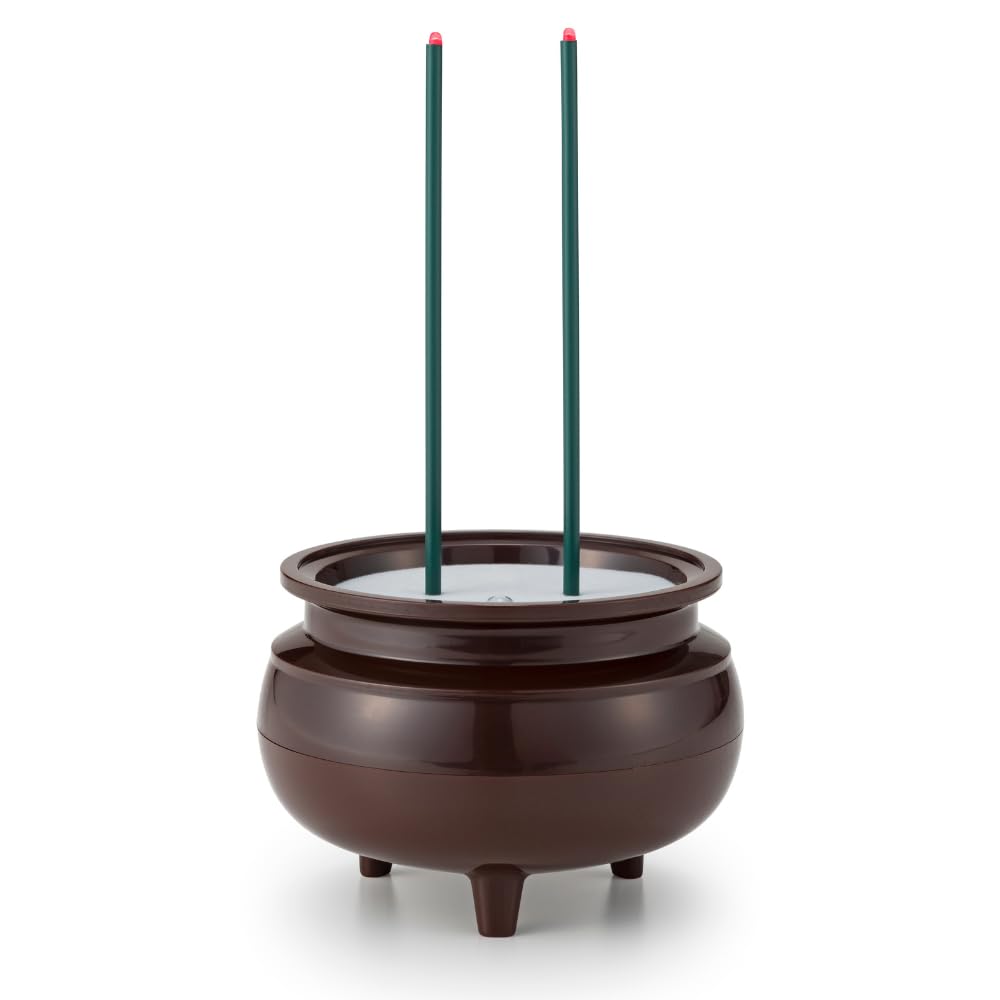 (Made in Japan LED Incense Sticks with Auto-Off) Fireless Electronic LED Incense Sticks for Buddhist Altars, Medium Size