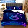 3PCS Galatasaray Crest Glory Bedding Set 2D Printing (Includes 1 Duvet Cover + 2 Pillowcases Coreless), Bedroom decor,Fan gift