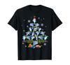 Cute Dolphin Christmas Tree Pet Dolphin Lover Christmas T-Shirt Full Size