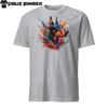 Vibrant Doberman Dog Short-Sleeve Unisex T-Shirt | Colorful Design Sizes S-3XL