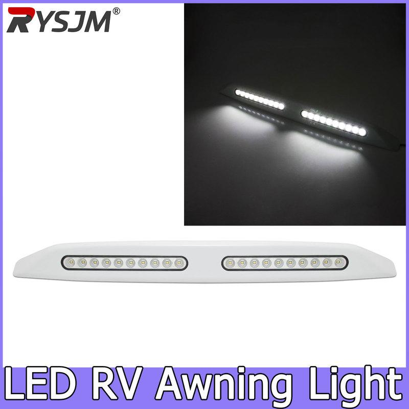 12V RV LED Awning Porch Light Waterproof Motorhome Caravan Interior Wall Lamps Light Bar RV Van Camper Trailer Exterior Lamp