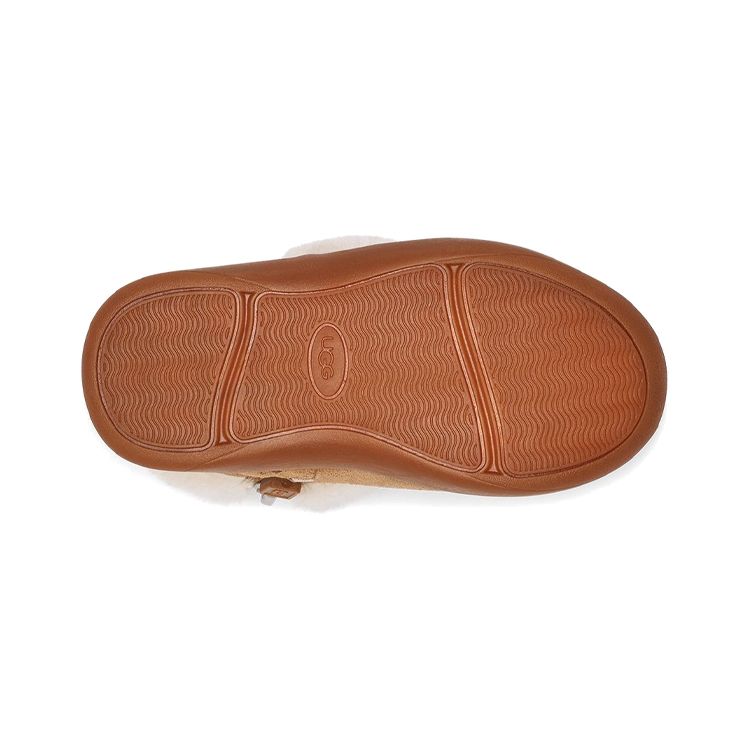 UGG Mallya Удобные прочные зимние ботинки с флисовой подкладкой на молнии для детей, коричневые 1120956T-CTSD