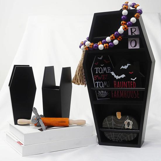 Книжная полка для хранения вещей, креативная форма, простая установка, готический стиль, многофункциональная полка для эфирных масел, настенный органайзер