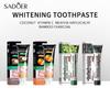 Sadoer Coconut Mint Bamboo Charcoal VC Whitening Toothpaste Cleanses Tartar, Cares for Gums, and Freshens The Mouth