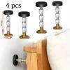 4pcs 84-110 Adjustable Threaded Frame Tool Headboard Stoppers Bedside Headboards
