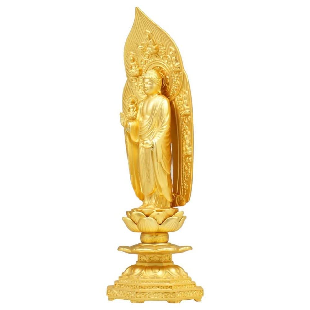 Yakushi Nyorai Alloy 20.5cm Gold-plated [Buddha Statue] (20.5cm)