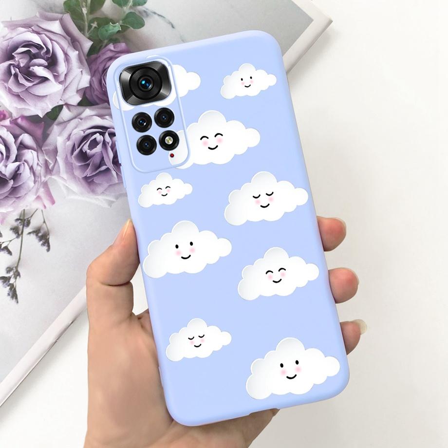Для Xiaomi Redmi Note 11 4G Чехол Мягкий Жидкий Силикон Милый Кот Прекрасный Бампер Fundas Для Xiaomi Redmi Note 11 Pro Note11s 4G 5G