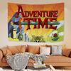 AAdventures Мультяшное Время Аниме Печатный Большой Настенный Гобелен Дешевый Хиппи Настенное Украшение Богемные Гобелены Мандала INS Домашний Декор