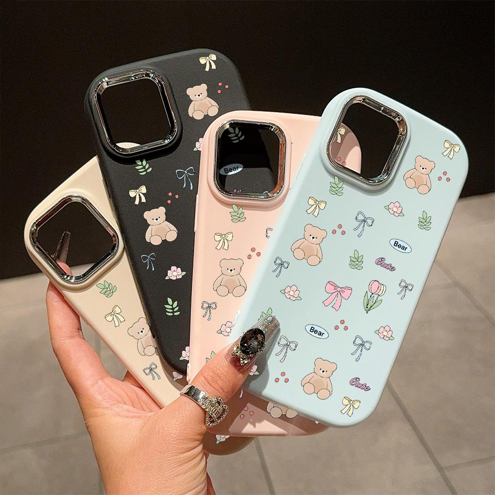 Сплошной цвет с серебряным краем линзы, жирный корпус, Мягкий ТПУ, жидкий силиконовый чехол, противоударный чехол для телефона для Xiaomi Redmi Samsung