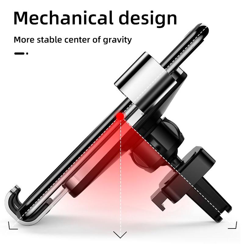 Hub Caps Car Phone Gravity Holder Car Air Vent Clip Mount Car Stickers For Alfa Romeo Giulia Giulietta Tonale MITO Stelvio Brera CVO1