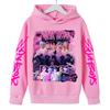K-pop Охотник на демонов Мультяшные Девочки Мальчик Толстовка с капюшоном Теплая Детская Корейская Волна Мода Повседневные Топы Повседневная Одежда для Девочек