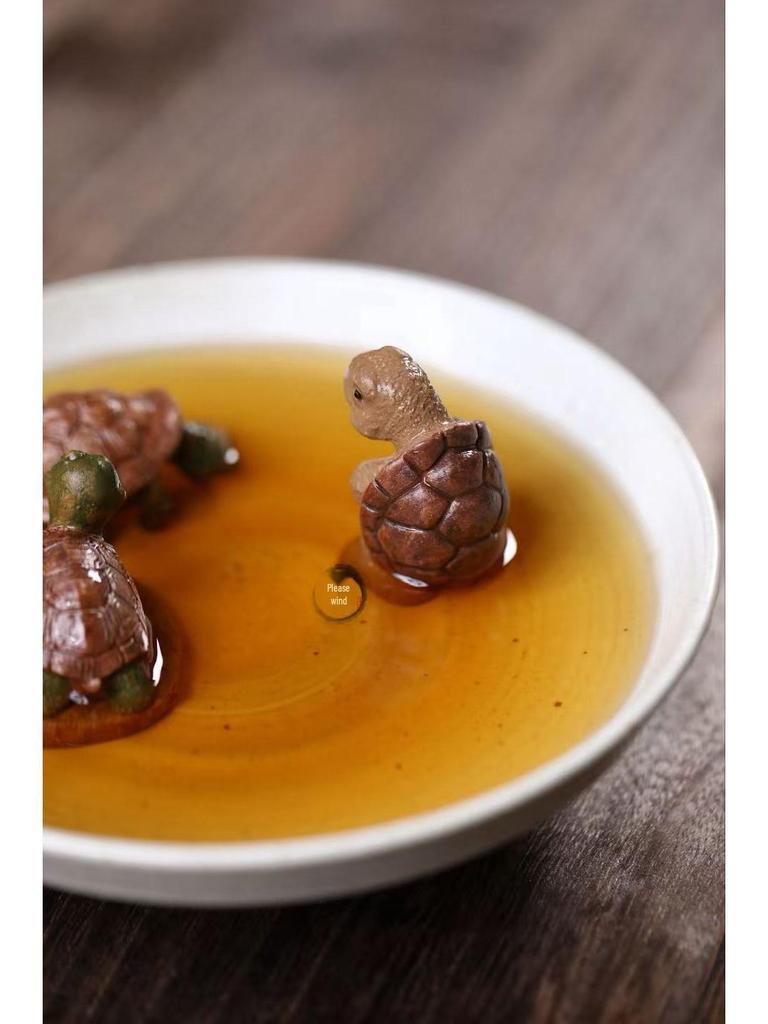 Исинская фиолетовая глина Черепаха - Чайный питомец и Подставка для благовоний, Украшение