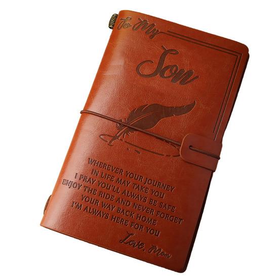 Блокнот-журнал с плавным письмом, утолщенные страницы премиум-класса, книга рецептов ручной работы из искусственной кожи, ежемесячный планировщик