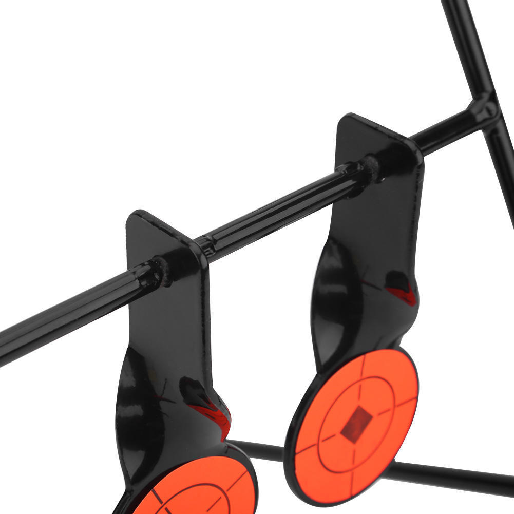 Вращающаяся вращающаяся стрельба из горячего металла по 5 мишеням с наклейками для пневматического ружья