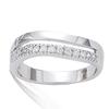 Silver Ring 'For Life' White Silver (rhodium Plated)