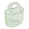 62KD Clear Glass Vase Fish Vase Bucket Decorative Flower Pot Desktop Ornaments for Home Festival Wedding Decoration