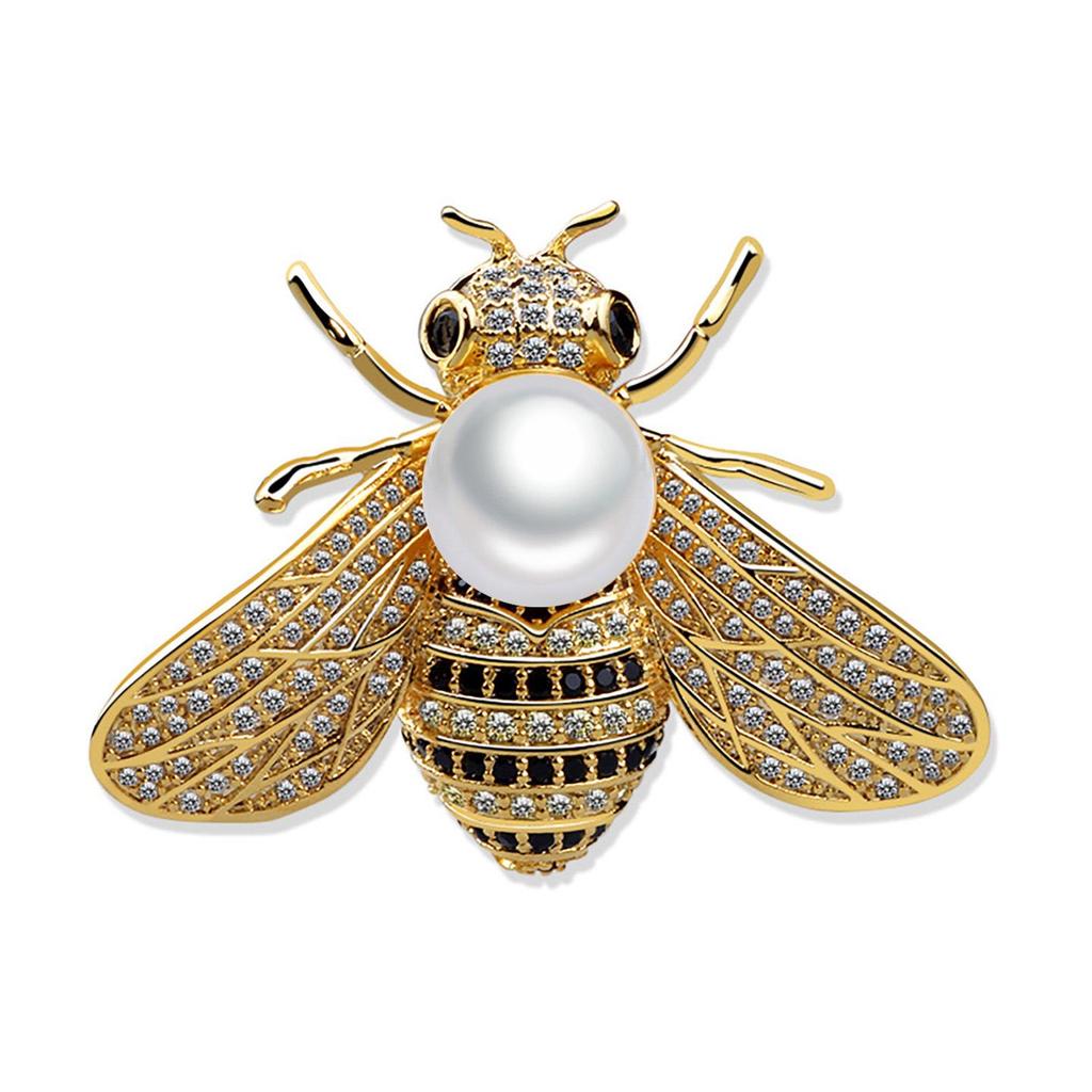 Паркшин Клауд Брошь-пчела высокого класса: Женская универсальная мультяшная брошь-насекомое