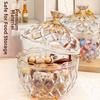 Влагостойкая хрустальная банка для закусок, пыленепроницаемая конфетница, прозрачная банка для конфет, хранение сухофруктов