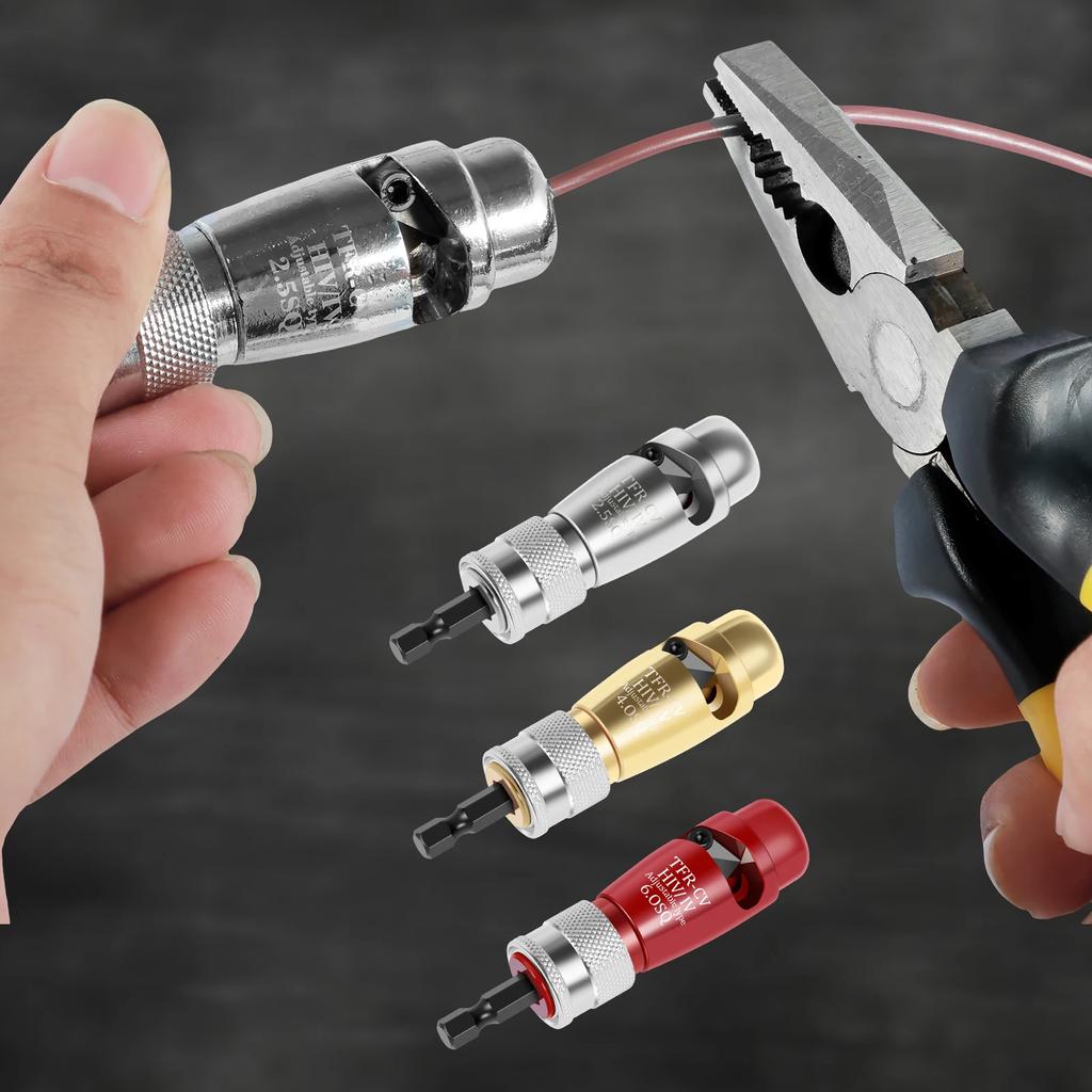 Инструмент для зачистки проводов из алюминиевого сплава, инструмент для скручивания и зачистки кабеля с гаечным ключом, отверткой, ручная дрель, инструмент для зачистки кабеля для ручной дрели