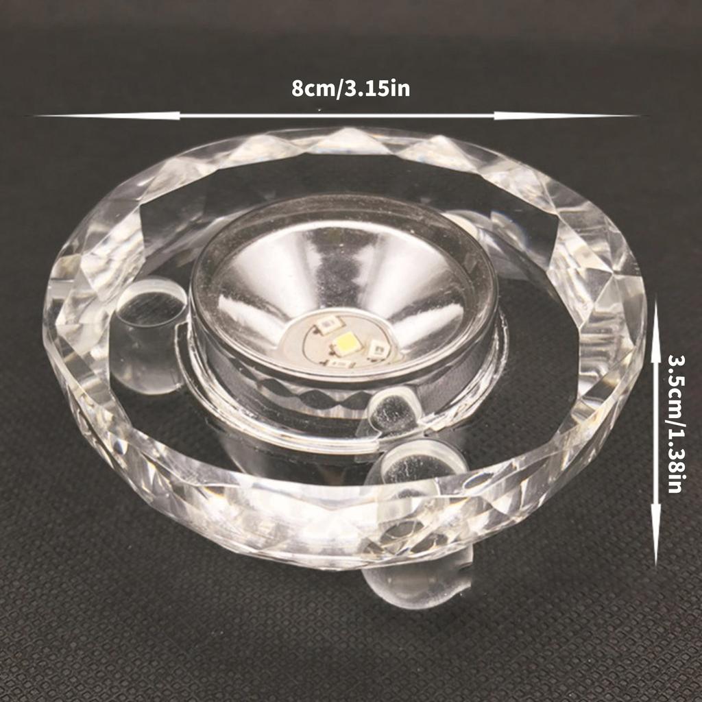 Многоцветная светодиодная подставка с питанием от USB для демонстрации кристаллов и произведений искусства. Прочные пластиковые конструкции