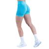 DFYNE Seamless High-Waist Tummy Control Yoga Shorts - Three-Section Design for Breathable Support and Booty Lift