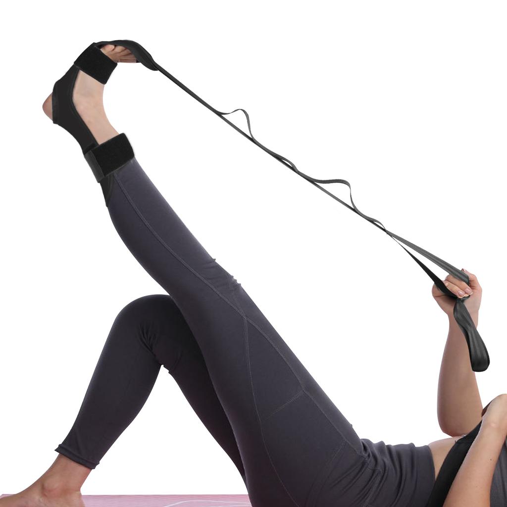 Fascia Stretcher Finally Flexible Again Yoga Strap Fasciitis Leg Training and Exercises Dance Gymnastics Ballet Stretching