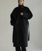 Ourhope Lorraine Wool Balmacaan Coat - Black