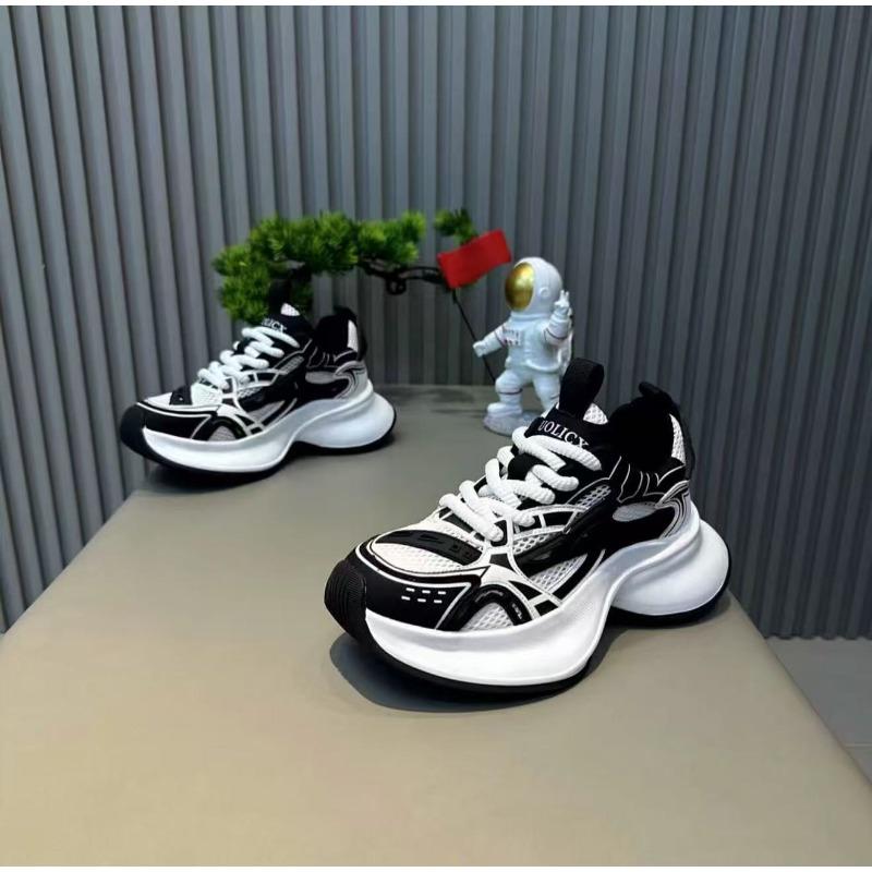 Летняя сетчатая дышащая платформа спортивная повседневная обувь модная универсальная увеличение роста удобная трендовая шнуровка мужская обувь