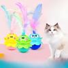 Pet Smart Cat Toy Electric Tumbler Feather Automatic Self-Happling Cat Turntable Sound Cat Toy