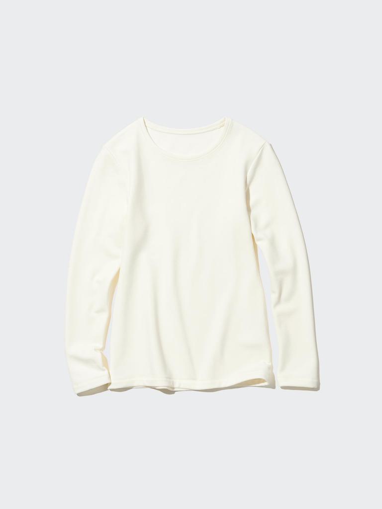 Uniqlo Футболка с круглым вырезом и длинным рукавом Japan HeaTTech Ultra Warm 