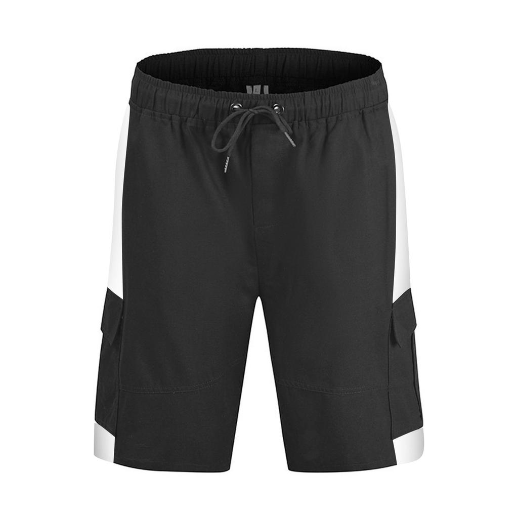 Мужская спортивная карманная рабочая одежда, повседневные свободные шорты, повседневные шорты для бега на шнурке