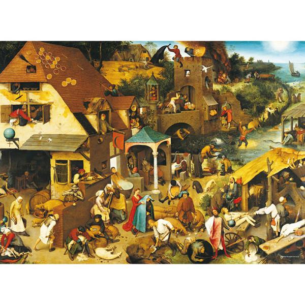 Пазл из 500 деталей - голландская пословица, популярная корейская головоломка