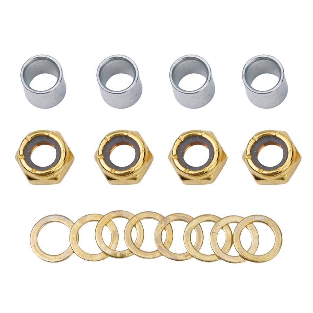 High Quality Skateboard Bearing Washer Nut Set Reduces Bearing And Nut Friction