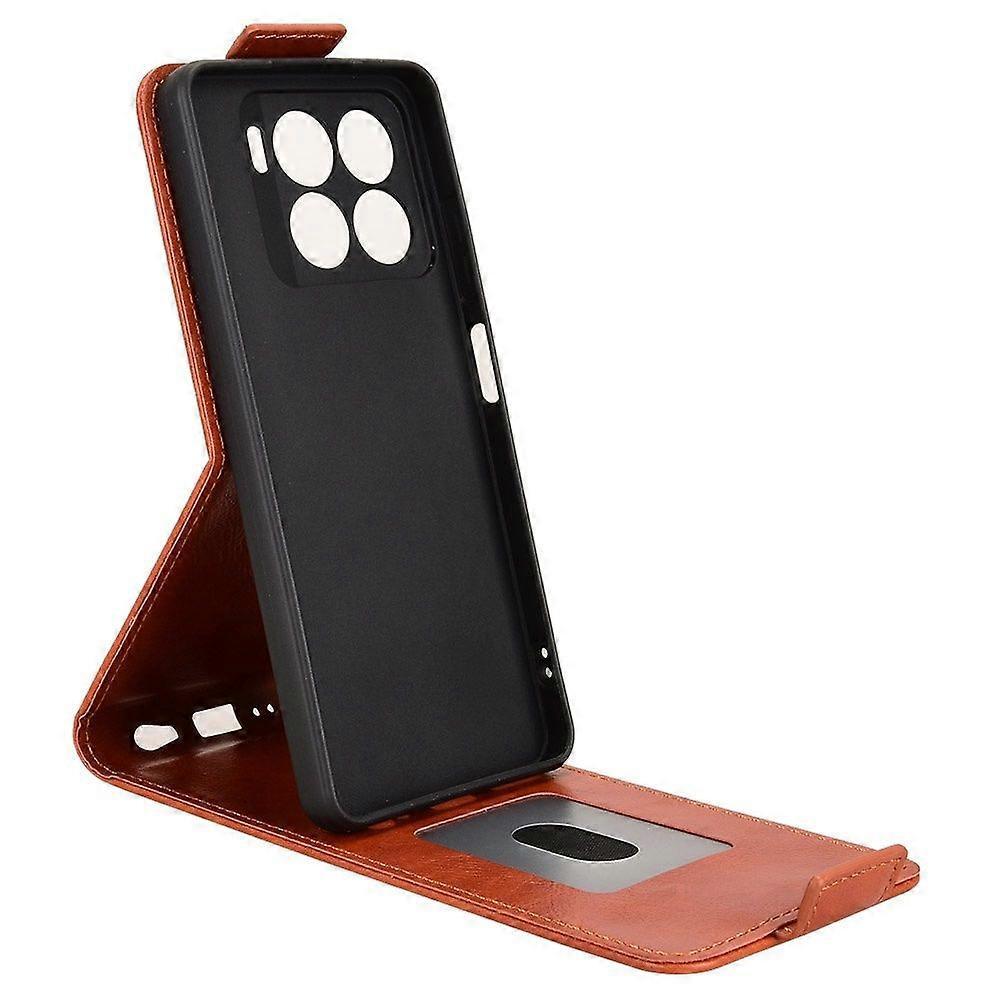 Case for ZTE Blade A56 4G Magnetic Shockproof Built-in Strong Magnet, Ultra-Soft PU Inner Shell Phone Wallet Cover with Card Holder and Kickstand Comp