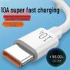 Сверхбыстрый зарядный кабель Type-C 10A для Huawei Honor 120W Flash Charger