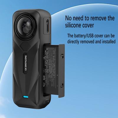 Подходит для силиконового защитного чехла камеры Insta 360X5 и защитного стекла для ПК, защитной пленки для экрана