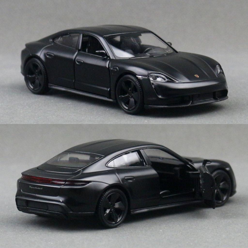 AABKO1 1:36 Porsche Taycan Суперкар Сплав Автомобиль Литье под давлением и Игрушечные транспортные средства Модель автомобиля Миниатюрная масштабная модель автомобиля Для детей