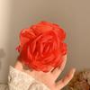 Зажим для волос Caro Floral Fabric Rose - Аксессуар для пучка в европейском и американском стиле