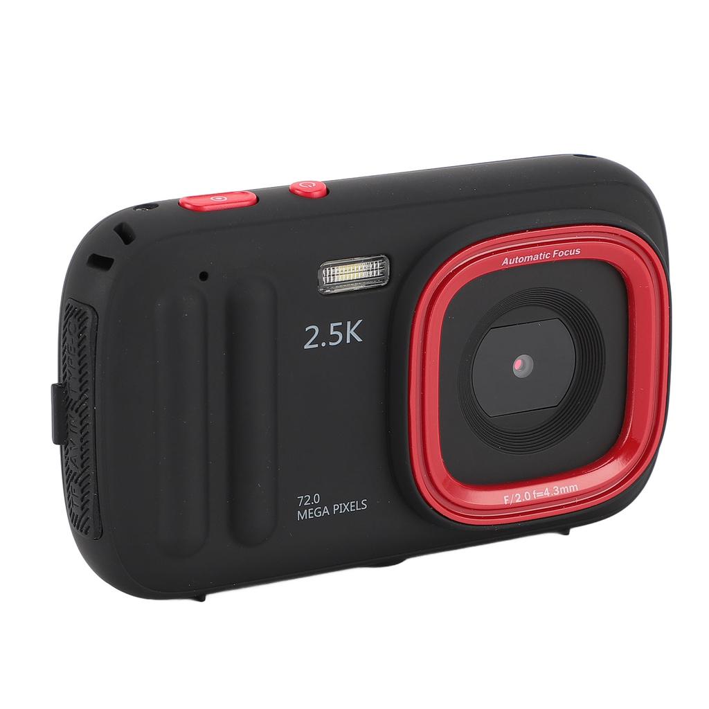 2.4 Inch 72MP Digital Camera with Fill Light 2.5K MP3 Player Auto Focus 16X Zoom Rechargeable