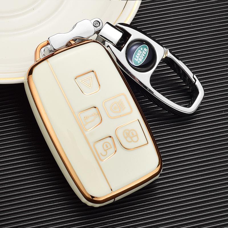 Land Rover Key Case: Compatible with Range Rover Evoque, Velar, Defender, Discovery Sport, Freelander - Unisex Car Shell Bag